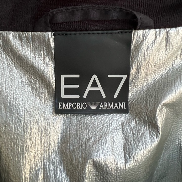 Men’s “EA7 Emporio Armani” Hooded Black Jacket - Picture 6 of 8
